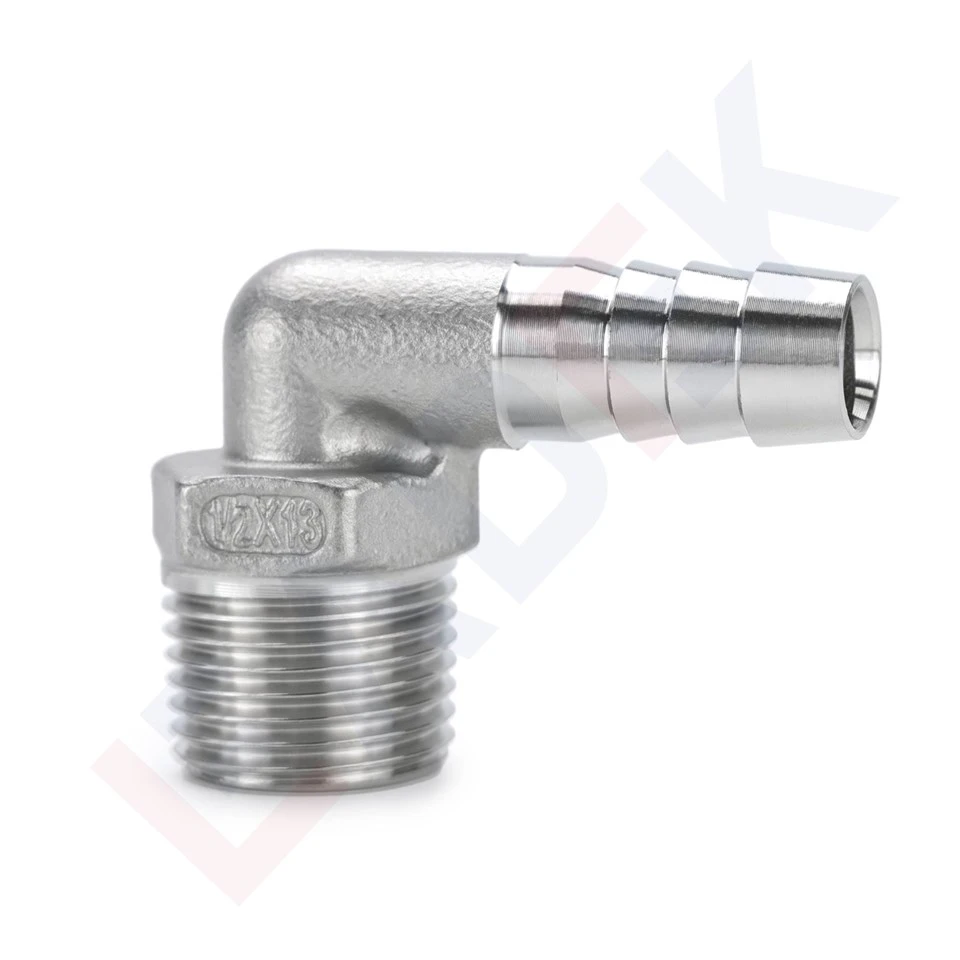 info-1-1 Hexagonal Elbow Hose Nipple